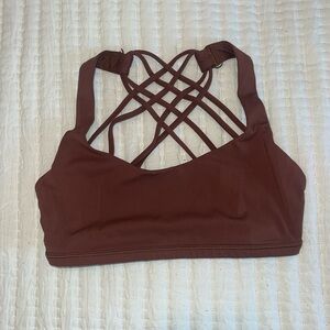 lululemon free to be wild sports bra brown || size: 2 🤎🤎